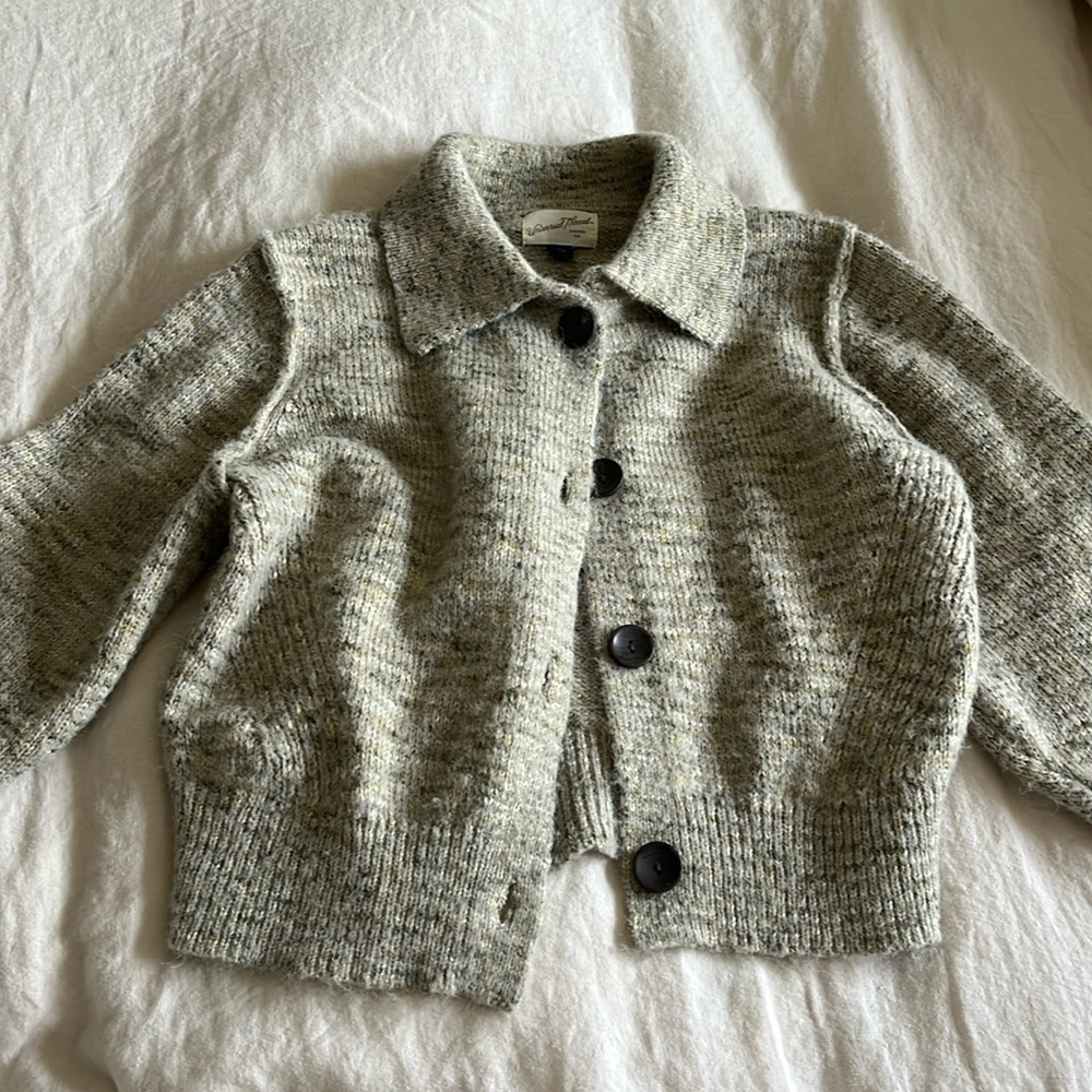 Cozy green Knit Cardigan